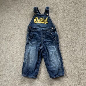 OshKosh 95 NYC DIV Overall Bib 18 Months Blue Jean Denim Vestbak‎ Carpenter